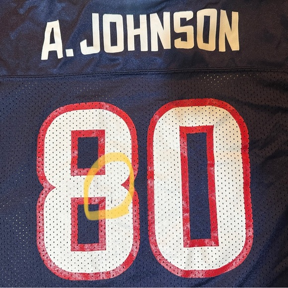 Reebok Youth Houston Texans Andre Johnson 80 Jersey size XL‎ (18-20) - Picture 4 of 7